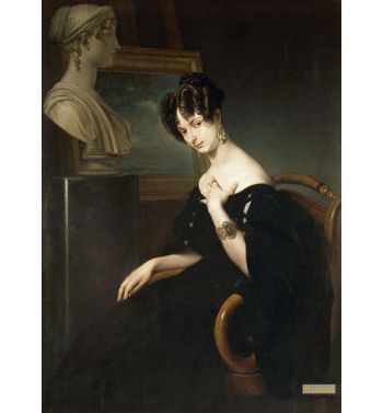 Portrait Of Cristina Trivulzio Belgiojoso