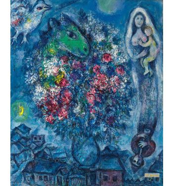Bouquet On The Roofs Of The Village, 1961
