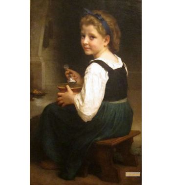 Girl Eating Porridge