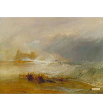 Wreckers Coast Of Northumberland With A Steam-Boat