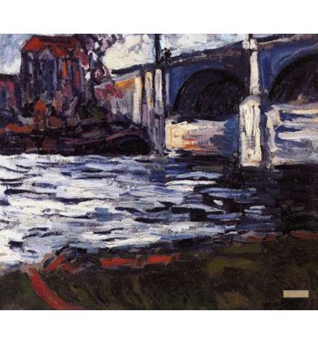 The Seine And The Chatou Bridge