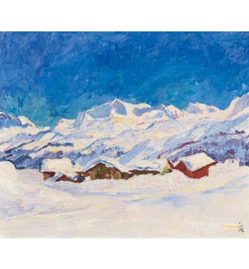 Winterlandscape Near Maloja, 1927