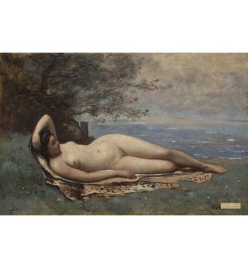 Bacchante By The Sea 1865