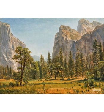 Bridal Veil Falls Yosemite Valley California