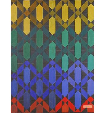 Iridescent Interpenetration No 13