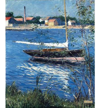 Boat Moored On The Seine At Argenteuil