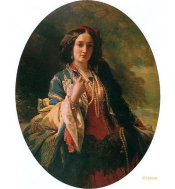 Portrait Of Catherine Née Potocka Branicka In Oriental Costume