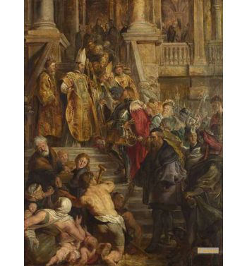 St Bavo Ghent Triptych Middle Panel 