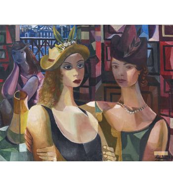 Tres Mulheres Com Chapeu
