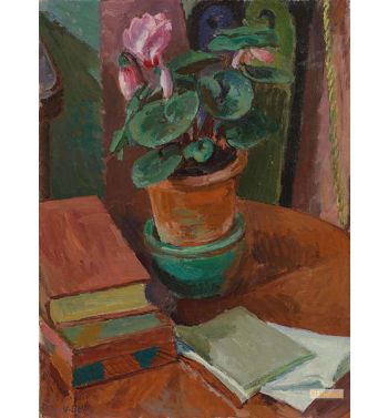 Still Life With Cyclamen