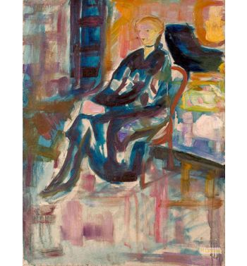 Seated Young Woman, 1916