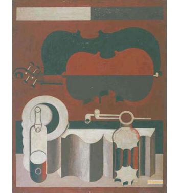 Still Life At The Red Violin 1920