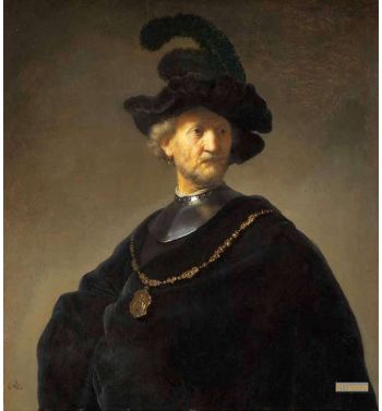 Old Man With A Gold Chain
