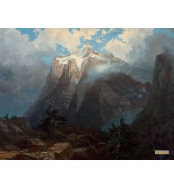 Mount Brewer From King's River Canyon California
