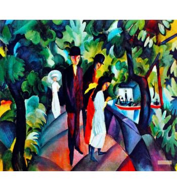 Walkers On The Bridge 1912