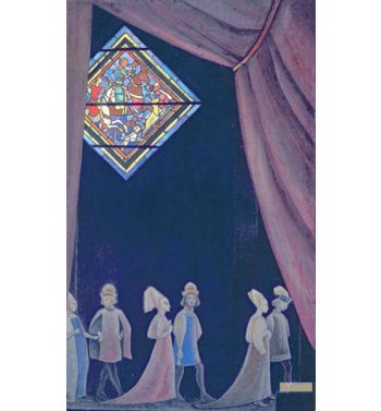 Sketch For Richard Wagners Opera Tristan And Isolde, 1910S