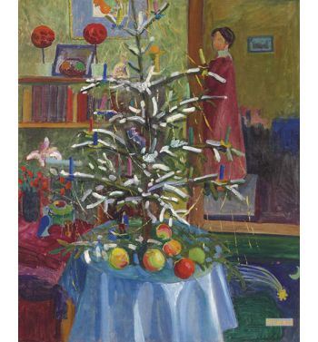 Interior With Christmas Tree