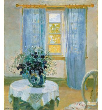 Interior With Clematis