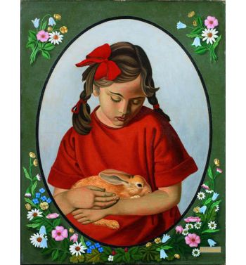 La Fillette Au Lapin