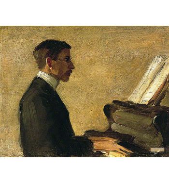 Saxon Sydney Turner At The Piano