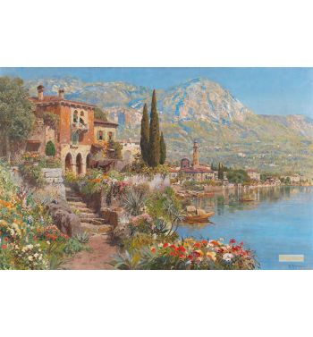 View of Riva on Lake Garda