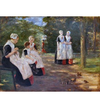 In The Garden Of An Orphanage In Amsterdam