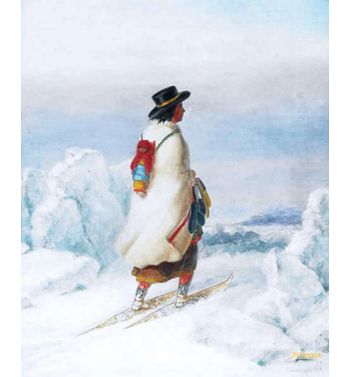 Indian Woman Moccasin Seller
