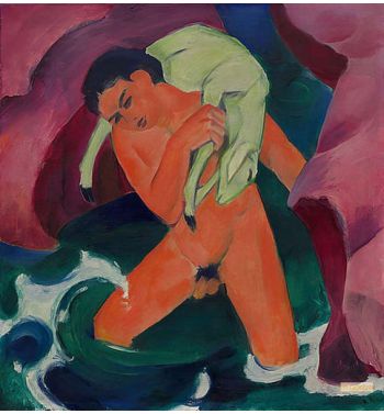 Young Boy With A Lamb