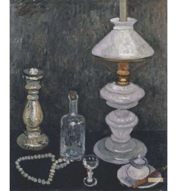Stillleben Mit Gaslampe