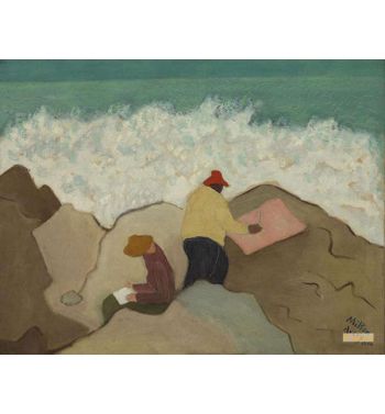 Sketching By The Sea 1944