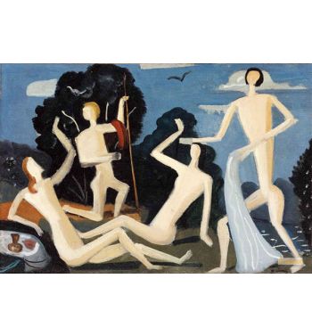 Four Bathers In A Landscape, 1950