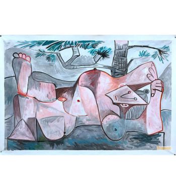Woman Under A Pine Tree 1955