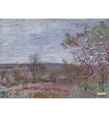 Windy Day At Veneux 1882