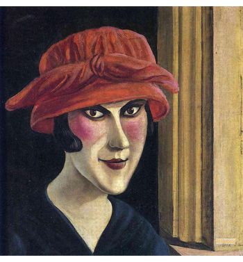 Woman With A Red Hat
