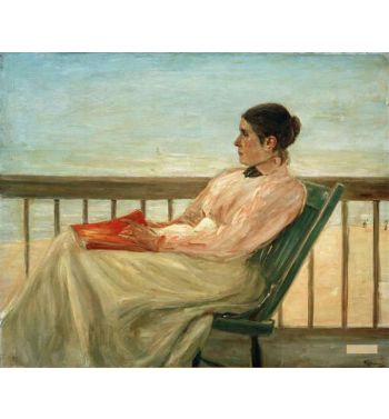 The Wife Of The Artist On The Beach