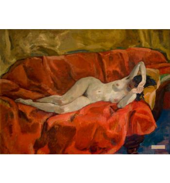 Lying Female Nude, C, 1937