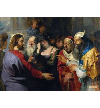 Christ And The Woman Taken In Adultery