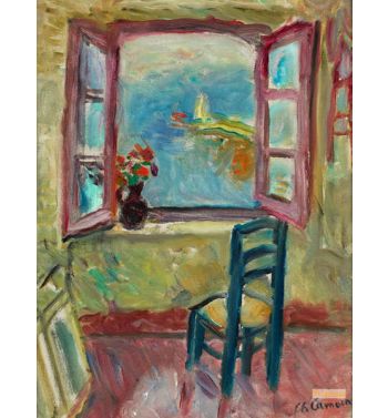 Window Of The Workshop Open On The Port Of St Tropez