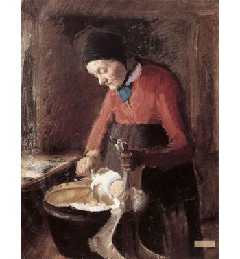 Alte Lene Plucking A Goose