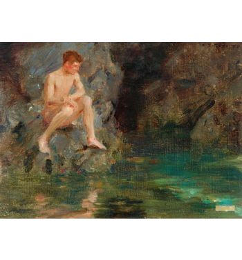 Portrait Of David Bone Cornwall 1913