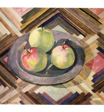 Apples On Pewter Plate
