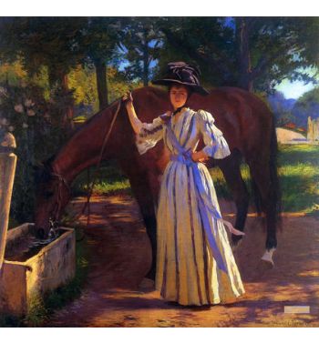 Girl And Horse