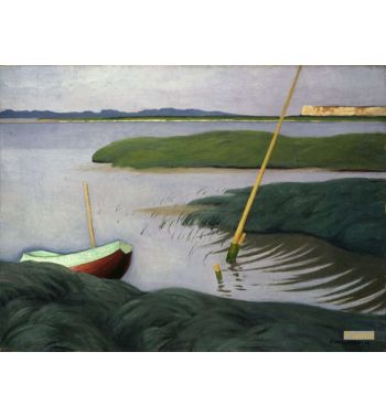 Boat At Berville, 1918