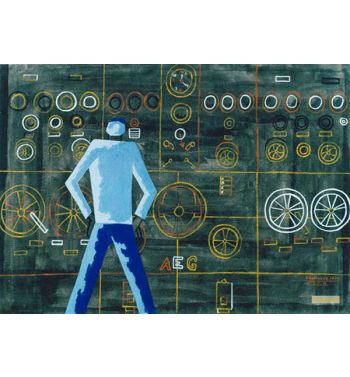 No 2 Main Control Panel Nerve Center Of Ship 1944, 1
