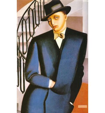 The Marquis d'Afflitto On A Staircase