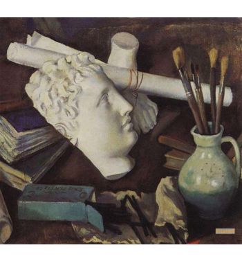 Still Life With Attributes Of The Arts 1922