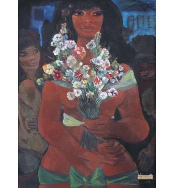 Mulata Com Flores