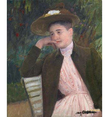 Portrait Of Celeste; Young Girl With A Brown Hat
