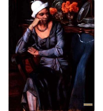 Negress With A Cloche Hat