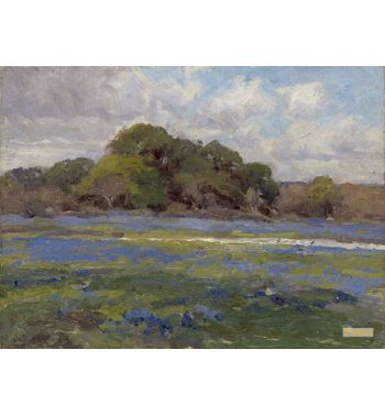 Road Through The Bluebonnets, c1919